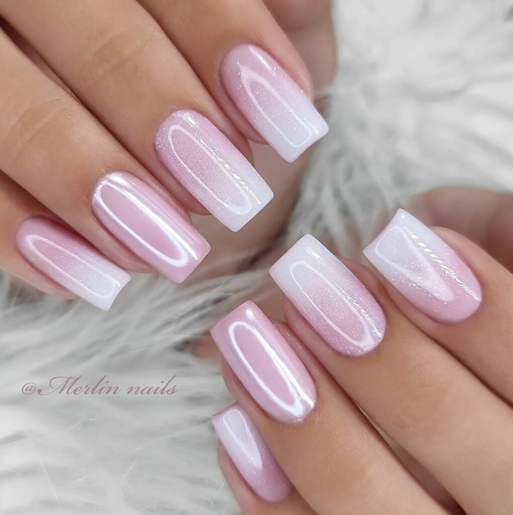 Adorn Your Nails with 30 Light Pink Nail Designs in 2024 15 Light Pink on Square-Cut Nails