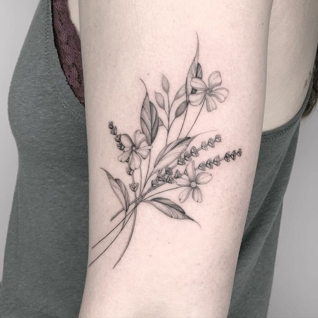 12+ Jasmine Tattoo Ideas That Will Blow Your Mind! 18 Star Jasmine Floral Tattoo