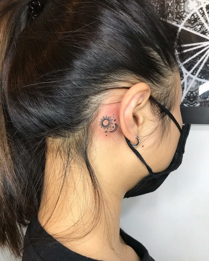 12+ Star Tattoo Behind Ears Ideas To Inspire You! 10 Star Tattoo Behind Ears