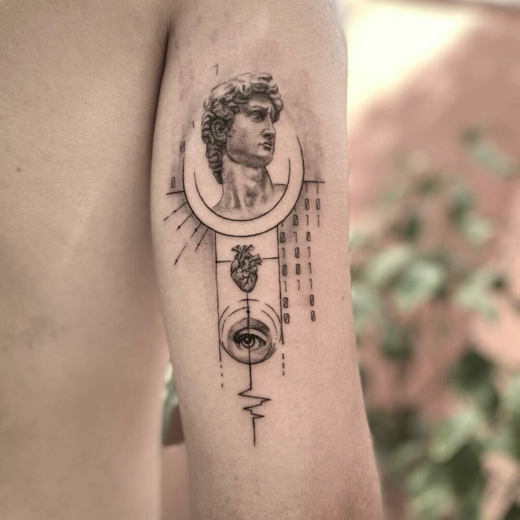 11+ Art Tattoo Ideas You'll Have To See To Believe! 16 Statue Art Tattoo
