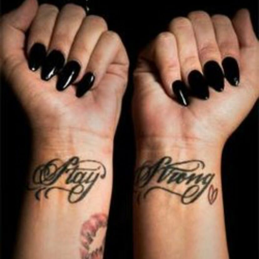 11+ Demi Lovato Tattoo That Will Blow Your Mind 12 Stay Strong Wrist Tattoo