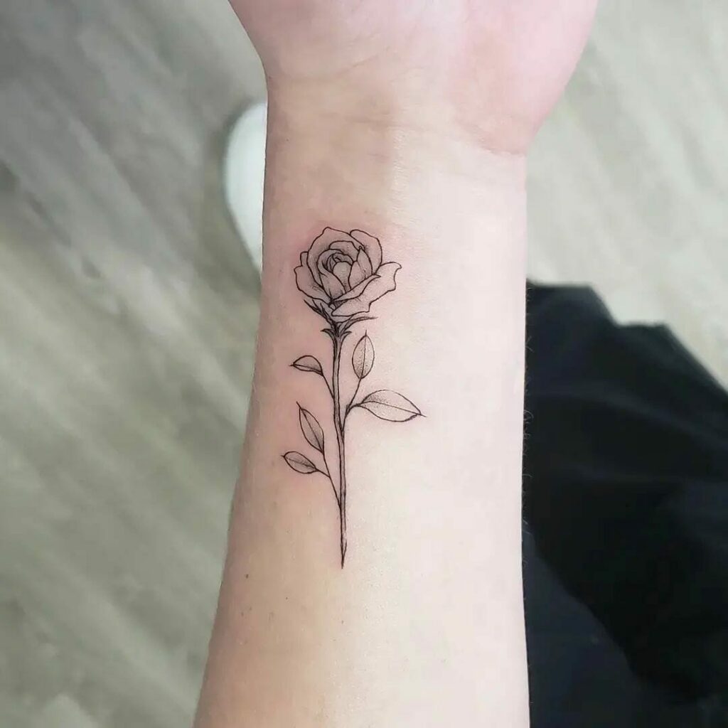 12+ Outline Tattoo Stencil Ideas That Will Blow Your Mind! 19 Stencil Rose Tattoo Outline