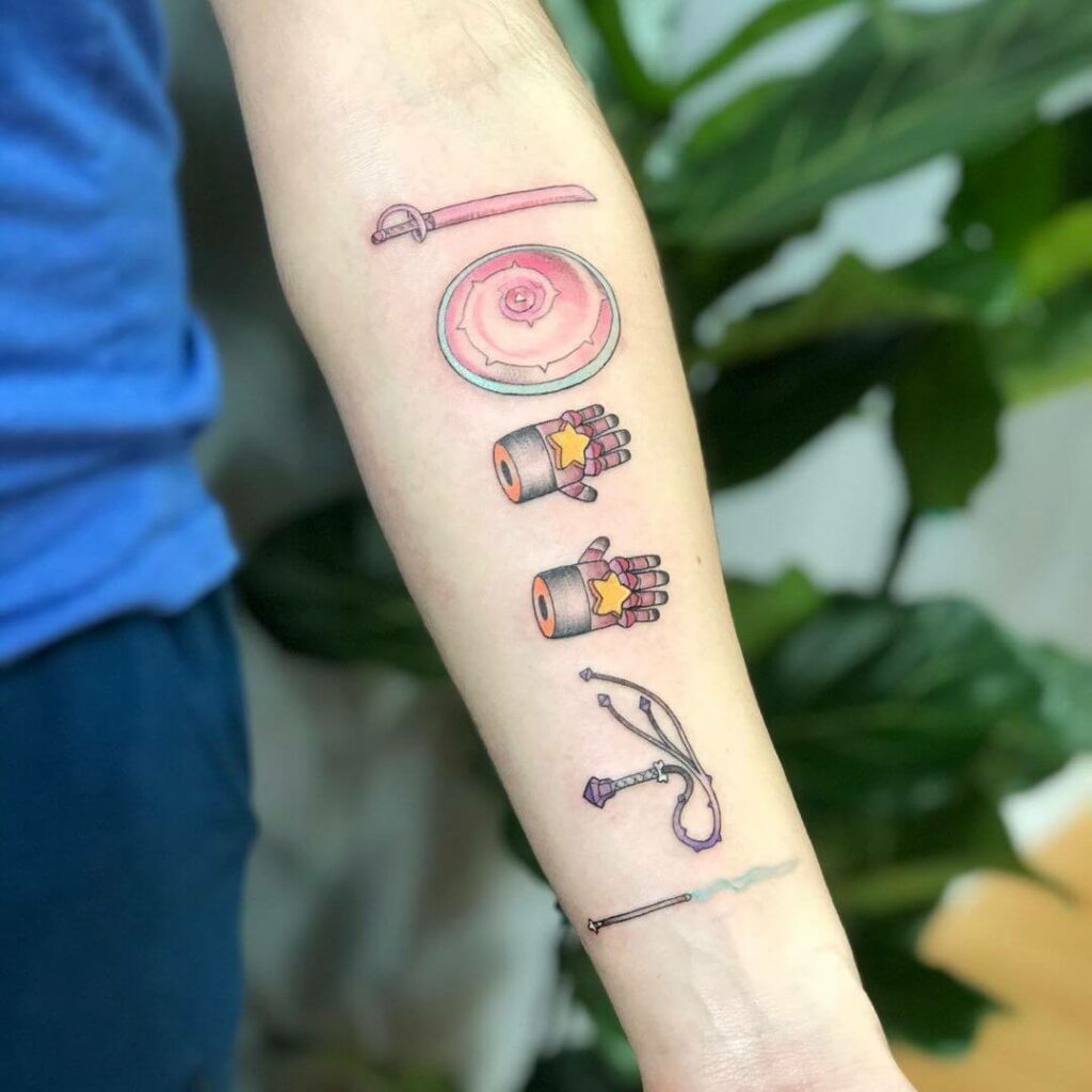 11+ Steven Universe Tattoo Ideas You Have To See To Believe! 16 Steven Universe Weapons Tattoo