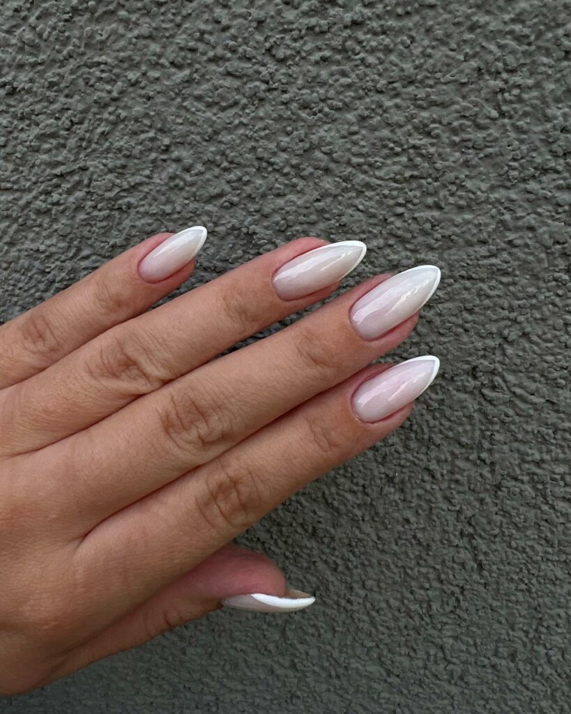 Elegant Pearl Nail Designs to Try in 2024 π 11 Stiletto French with Pearls