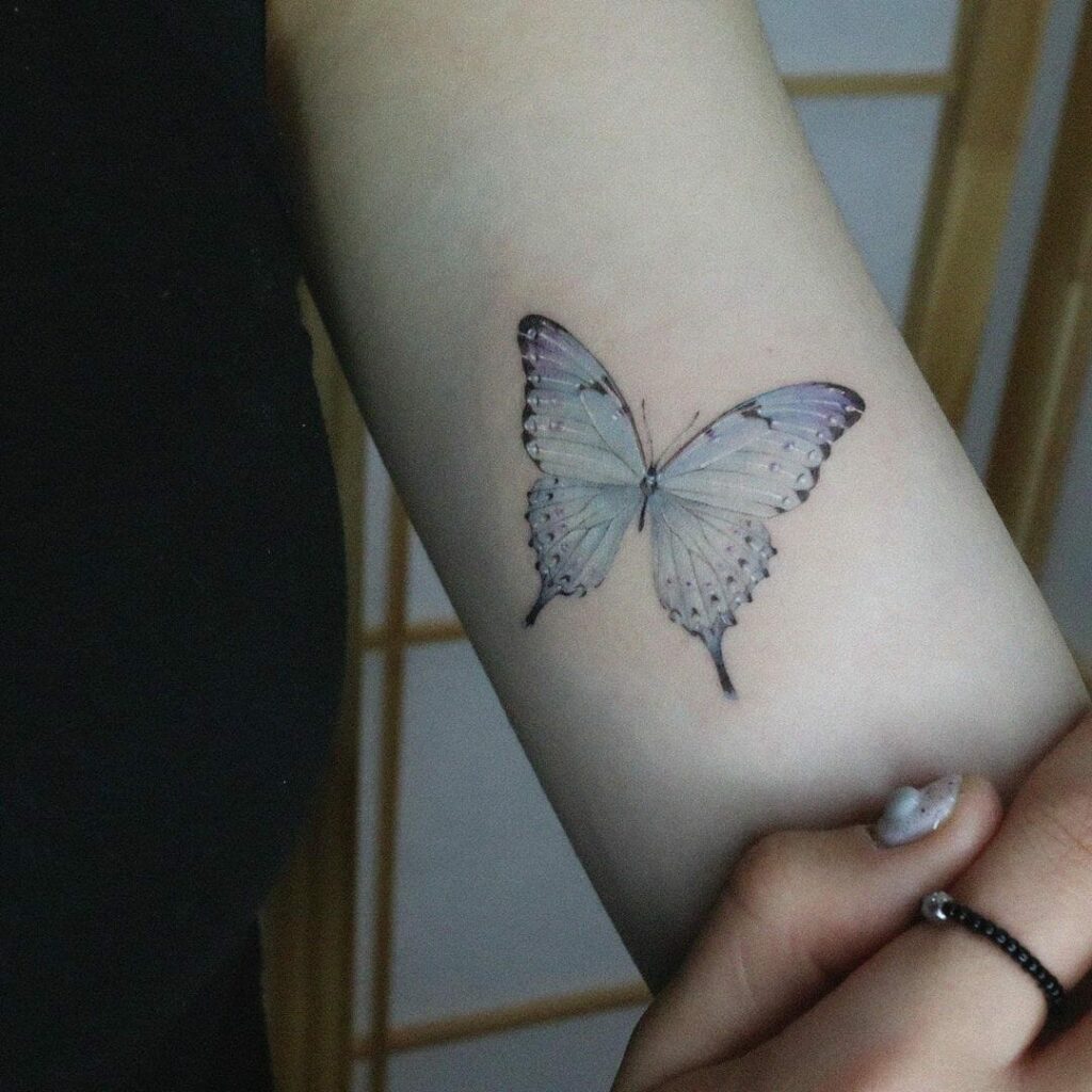 11+ Purple Butterfly Tattoo Ideas You Have To See To Believe! 13 Stunning Blue Butterfly Tattoo