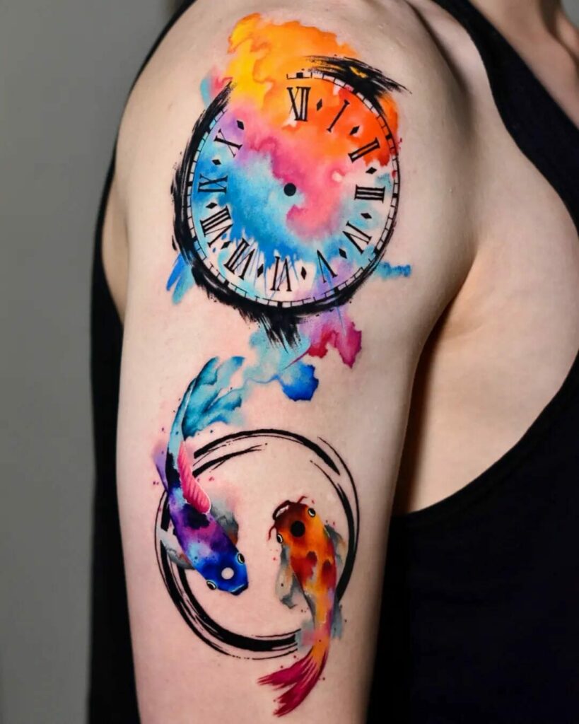 21+Clock Tattoo Ideas To Inspire You! 29 Stunning Clock Tattoo ideas