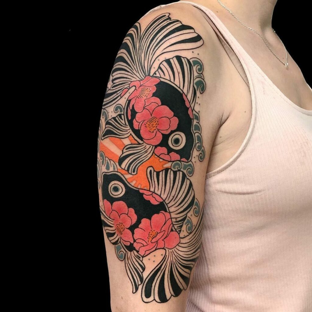 15+ Quarter Sleeve Tattoo Ideas You Have To See To Believe! 19 Stunning Fish Sleeve Tattoos