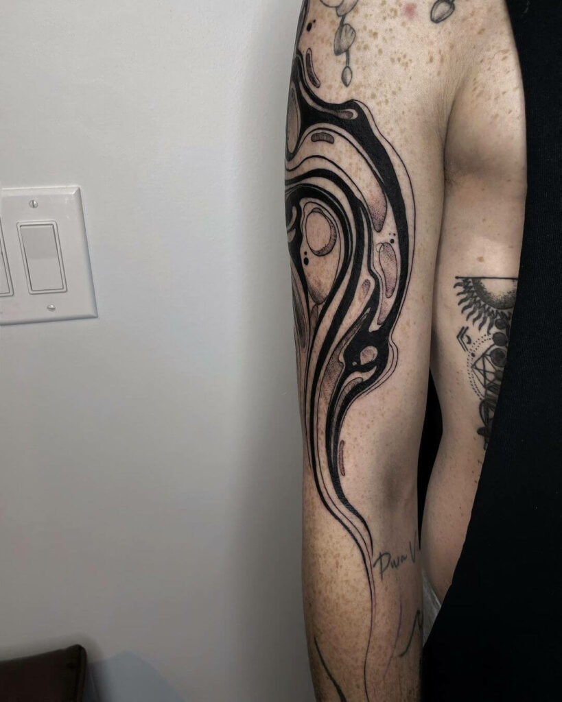 11+ Marble Tattoo Ideas That Will Blow Your Mind! 13 Stunning Ideas For A Marble Tattoo Sleeve