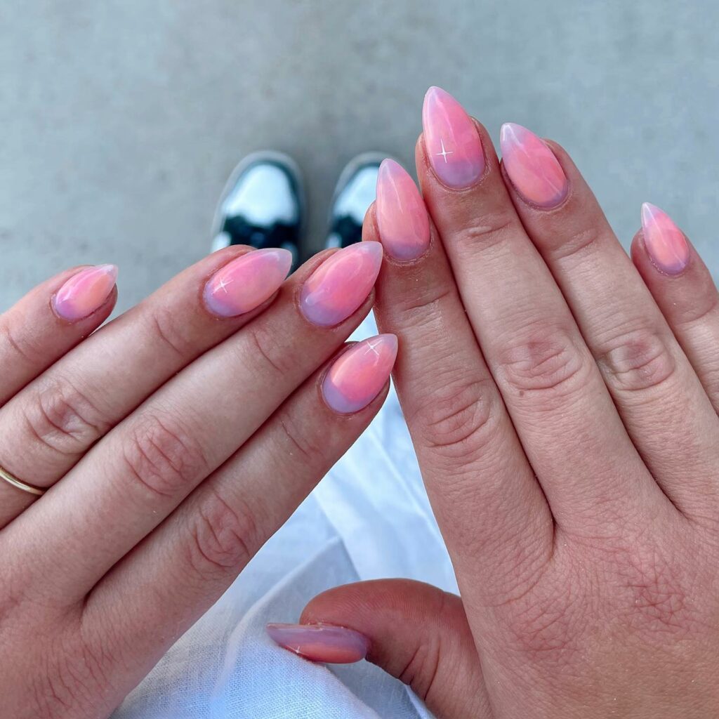 Try Out 40 Simple and Elegant Nail Designs for 2024 26 Subtle Aura nails