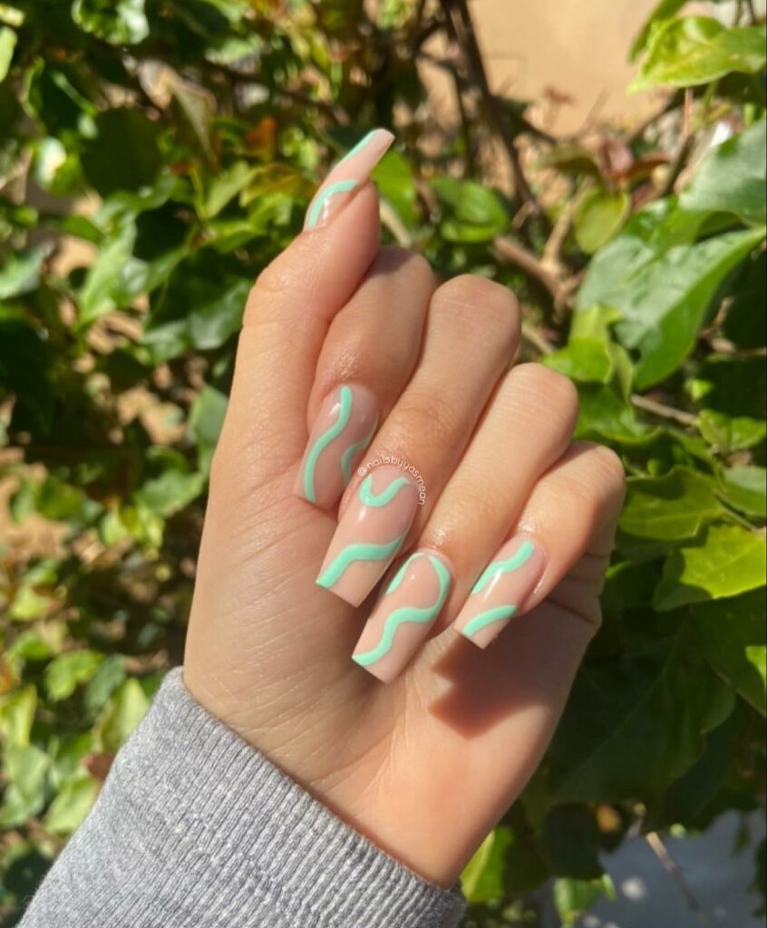 30 Latest Mint Green Nail Ideas To Try Today! 34 Elegant Nude Nails with Subtle Mint Contours