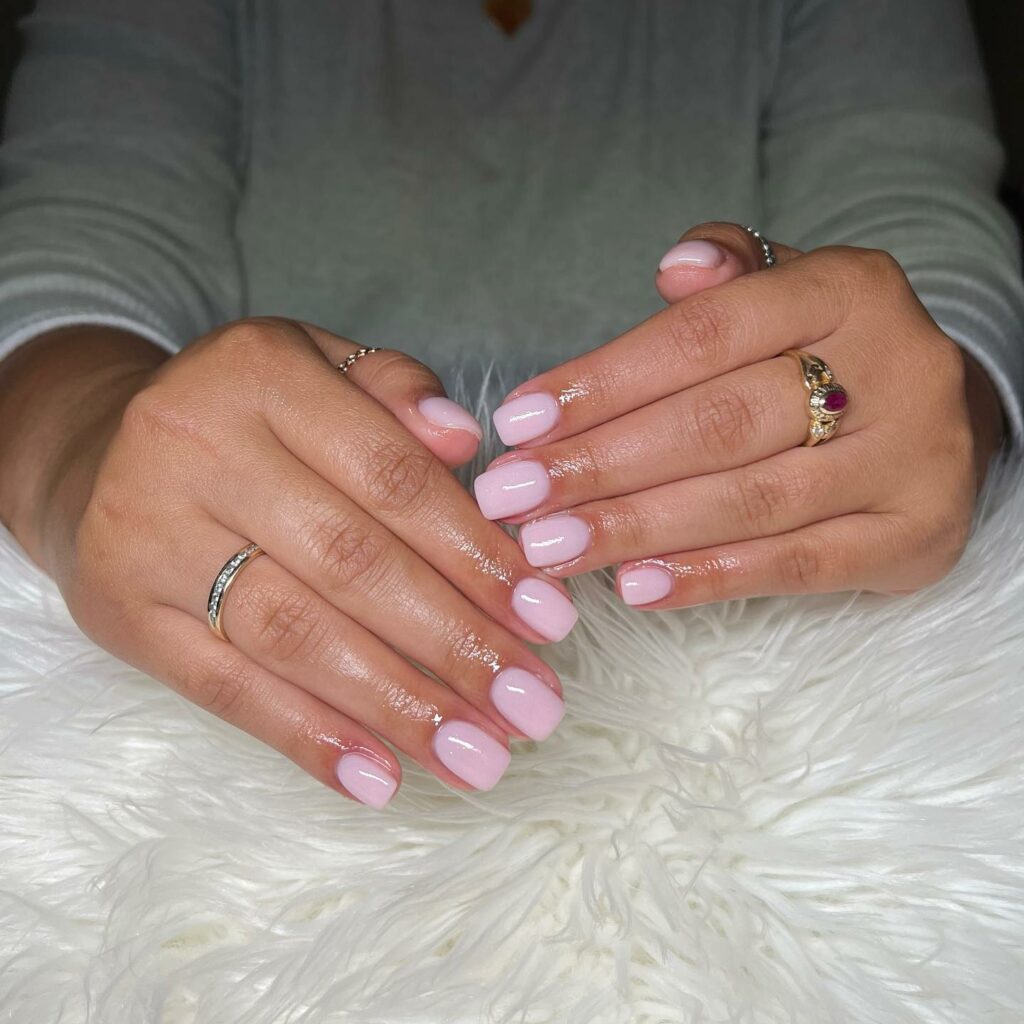 55 Latest Short Acrylic Nail Designs To Try In 2024! 43 Suede acrylic nails