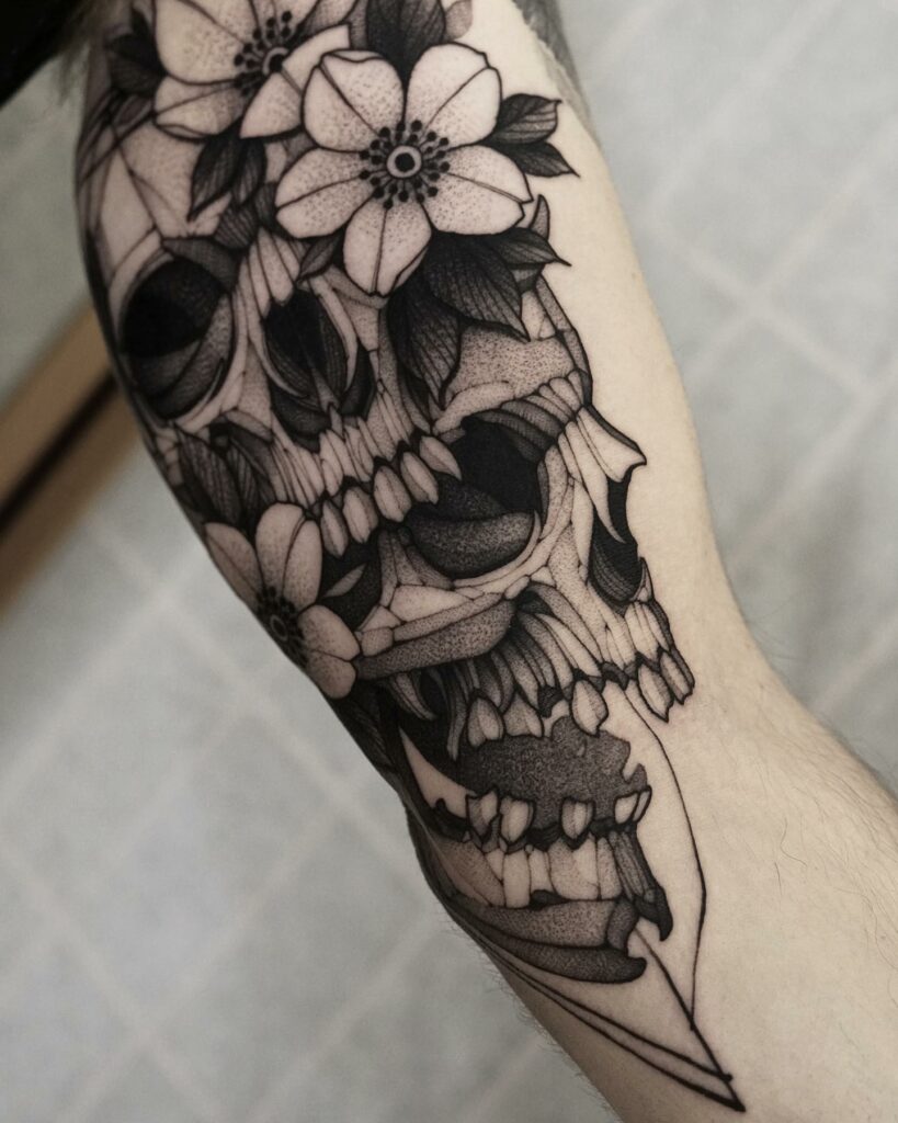 11+ Skeleton Tattoo Sleeve Ideas That Will Blow Your Mind! 15 Sugar Skull Tattoo