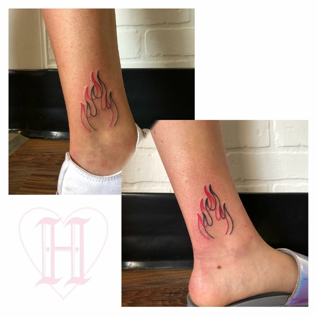 11+ Small Flame Tattoo Ideas That Will Blow Your Mind! 14 Super-Cute Flame Tattoo Designs