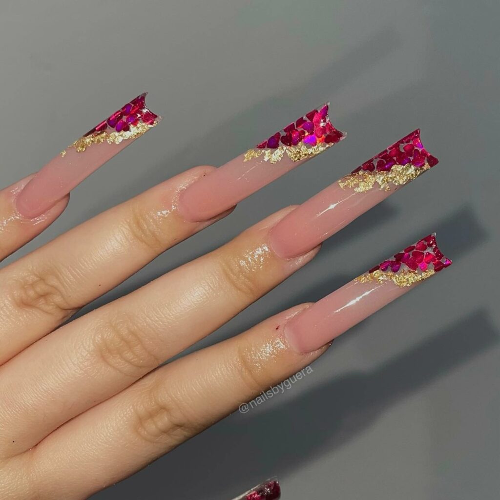 40 Tapered Square Nail Designs You'll Love! 28