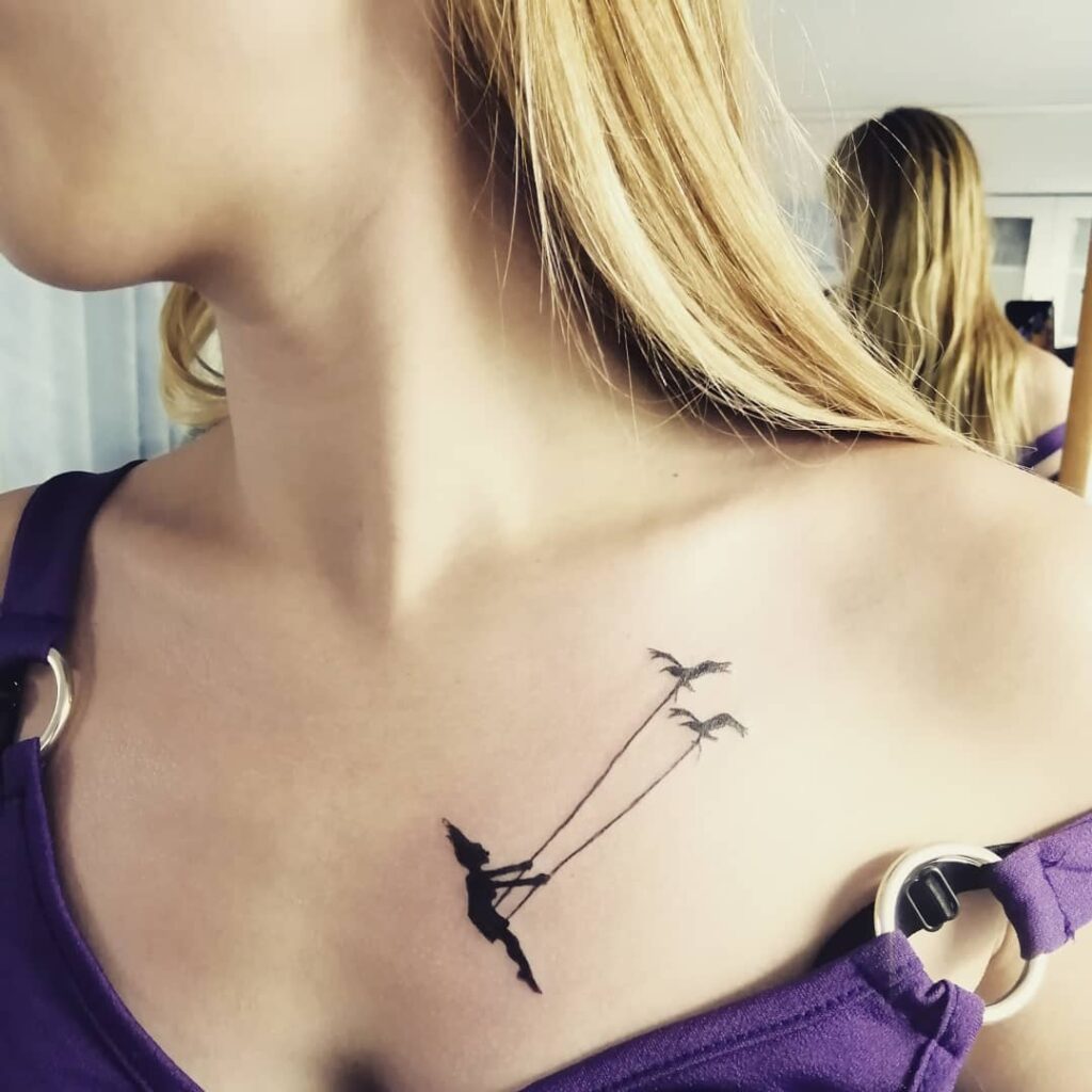 12+ Break Free Tattoo Ideas To Inspire You 14 Swinging With The Birds Freedom Tattoo