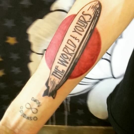 19+ Scarface The World Is Yours Tattoo Ideas That Will Blow Your Mind! 25 Symbolic The World is Your Tattoo
