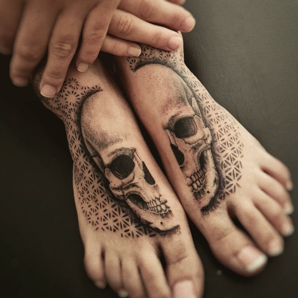11+ Symmetrical Tattoo Ideas That Will Blow Your Mind! 13 Symmetrical Feet Tattoo