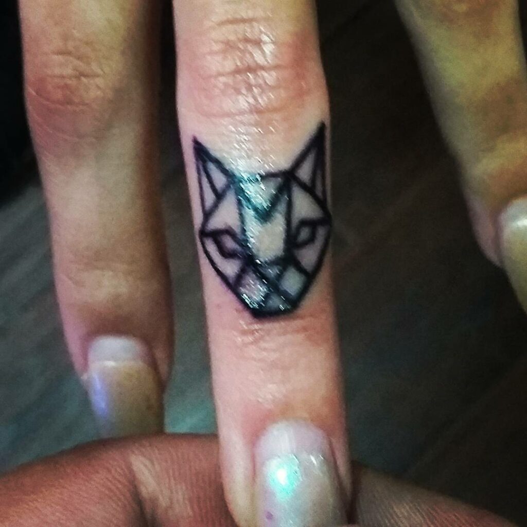 11+ Cat Finger Tattoo Ideas That Will Blow Your Mind 18 Symmetrical Finger Cat Tattoo