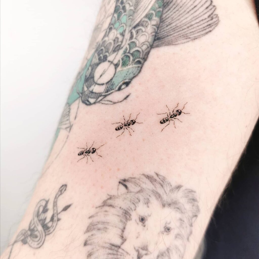 11+ Tattoo Ant Ideas That Will Blow Your Mind! 10 Tattoo Ant Ideas