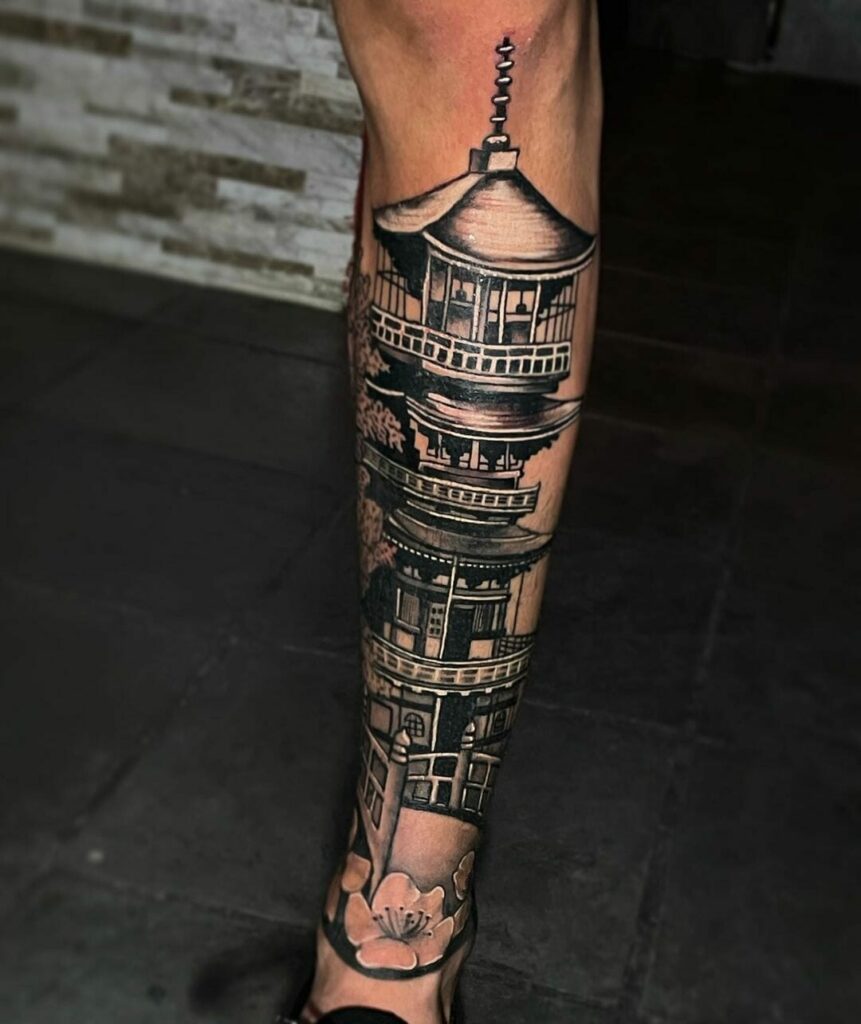 12+ Japanese Samurai Tattoo Ideas To Inspire You! 17 Tattoo Representing The Temple Of Samurai