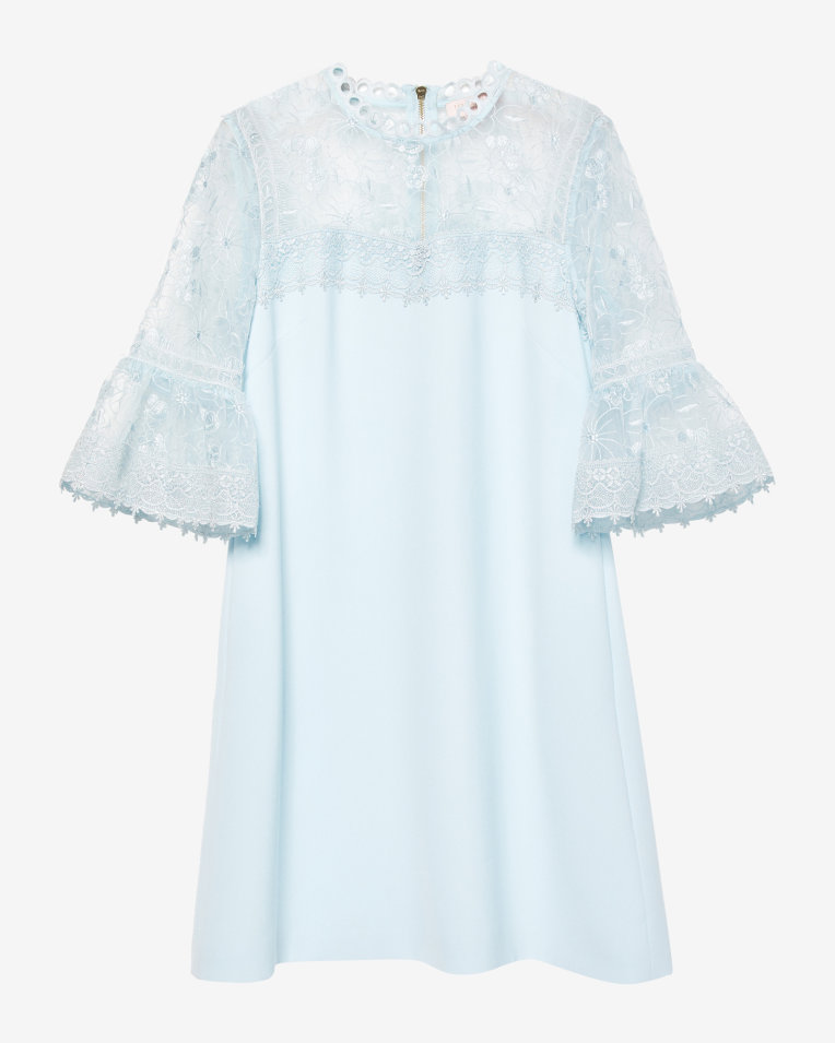 Ted Baker RAECHAL – Lace peplum dress Pale Blue – $349 Ted Baker RAECHAL - Lace peplum dress Pale Blue