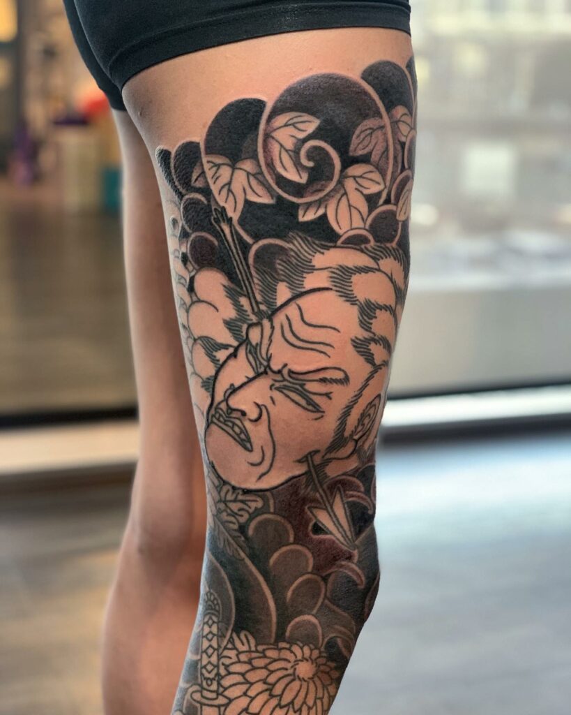 11+ Samurai Head Tattoo Ideas That Will Blow Your Mind! 14 The Arrow Head Tattoo