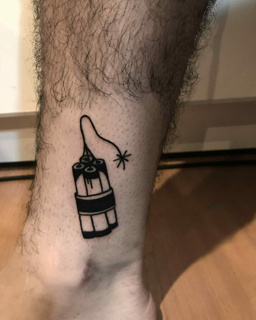 12+ Dynamite Tattoo Ideas To Inspire You! 20 The Black and White Dynamite Tattoo