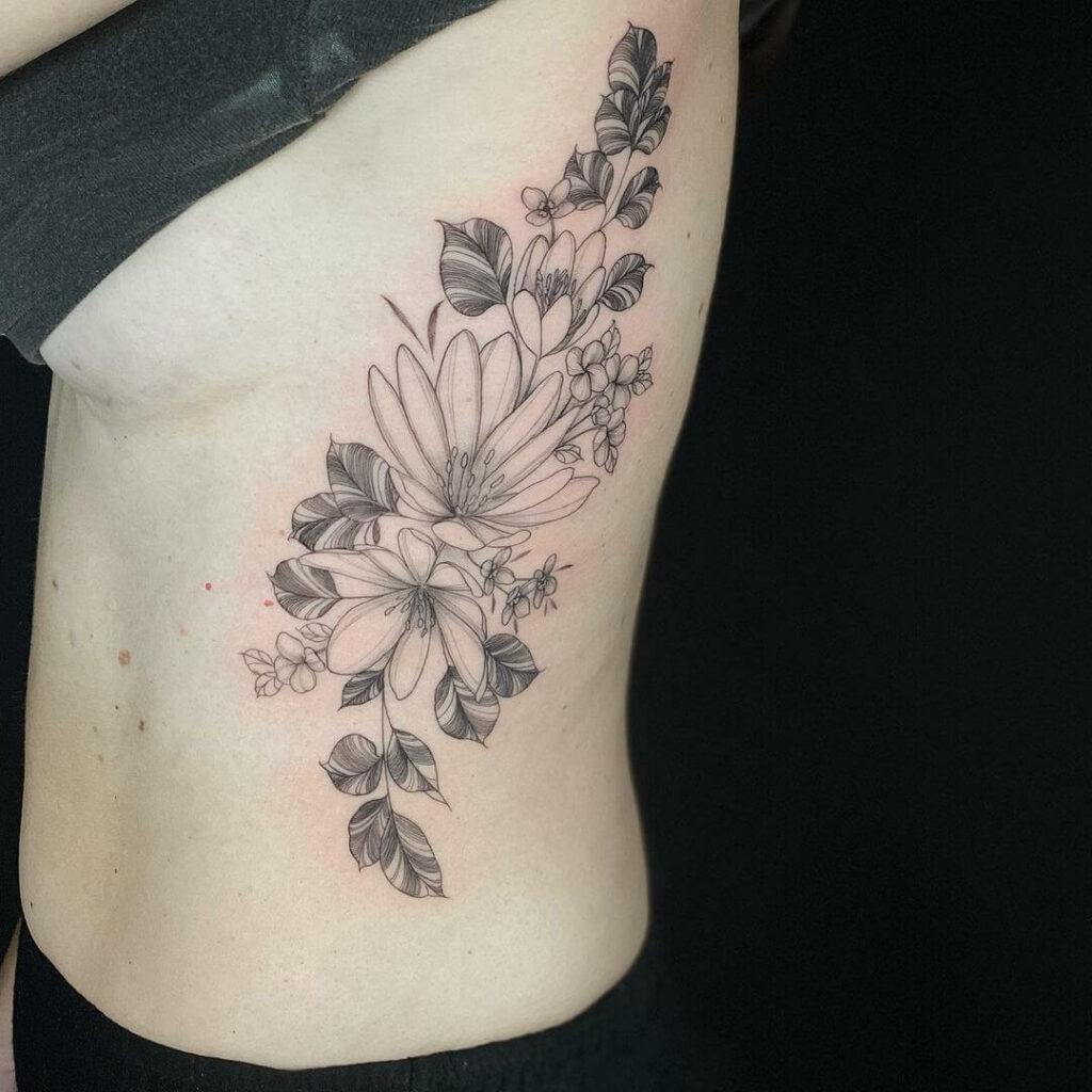 11+ Side Tattoo Ideas You Have To See To Believe! 12 The Blood Root Tattoo