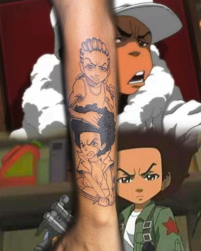 10+ Boondocks Tattoo Ideas That Will Blow Your Mind! 13 The Boondocks Arm Tattoo Sleeve