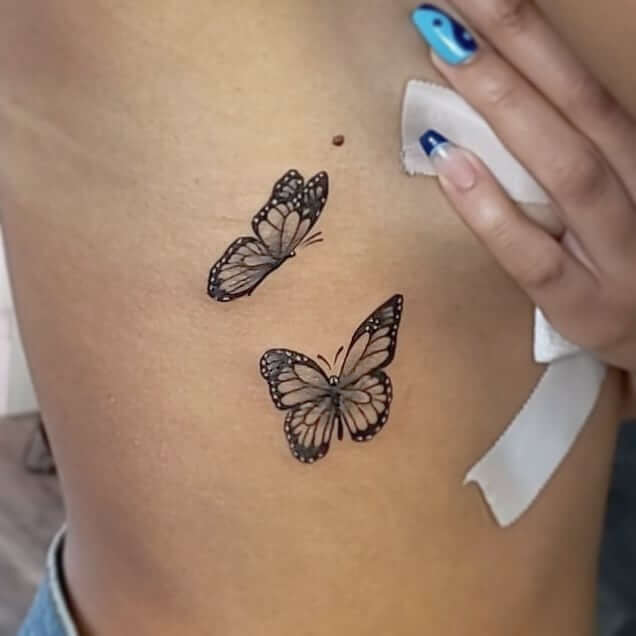 11+ Side Tattoo Ideas You Have To See To Believe! 20 The Butterfly Life Tattoo