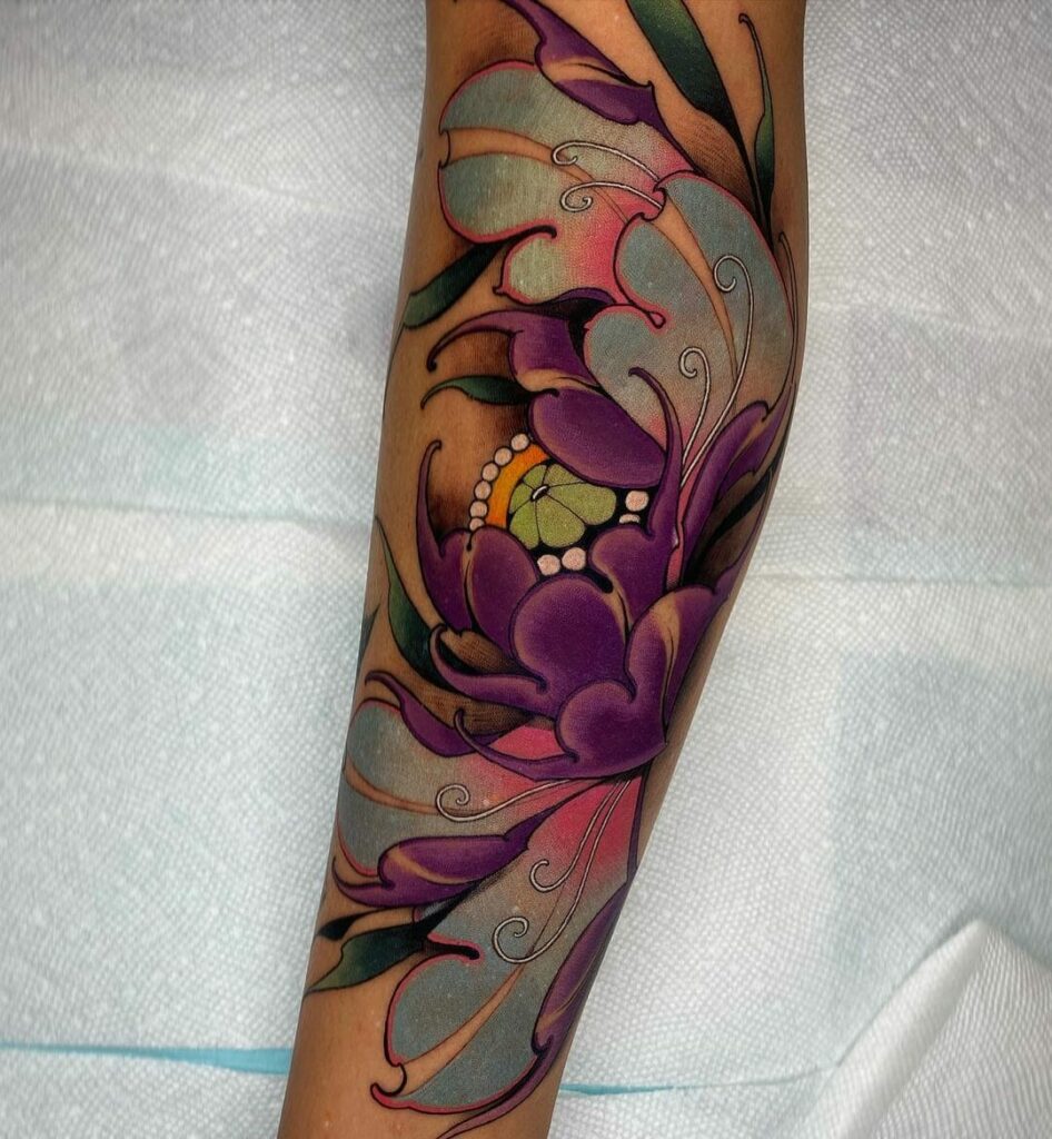 11+ Peonies Tattoo Ideas You Have To See To Believe! 15 The Colorful Peony Tattoo