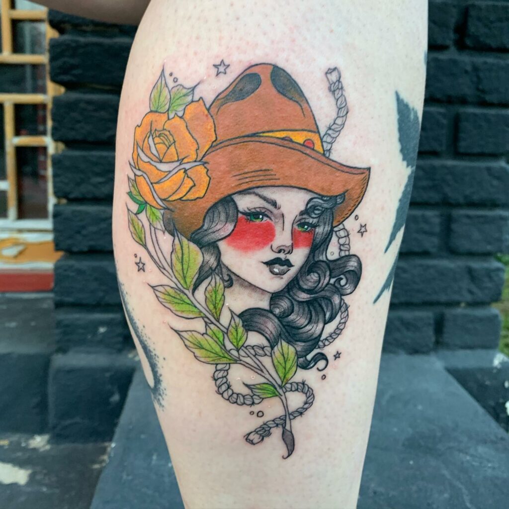 11+ Texas Sleeve Tattoo Ideas That Will Blow Your Mind! 16 The Cowgirl Tattoo