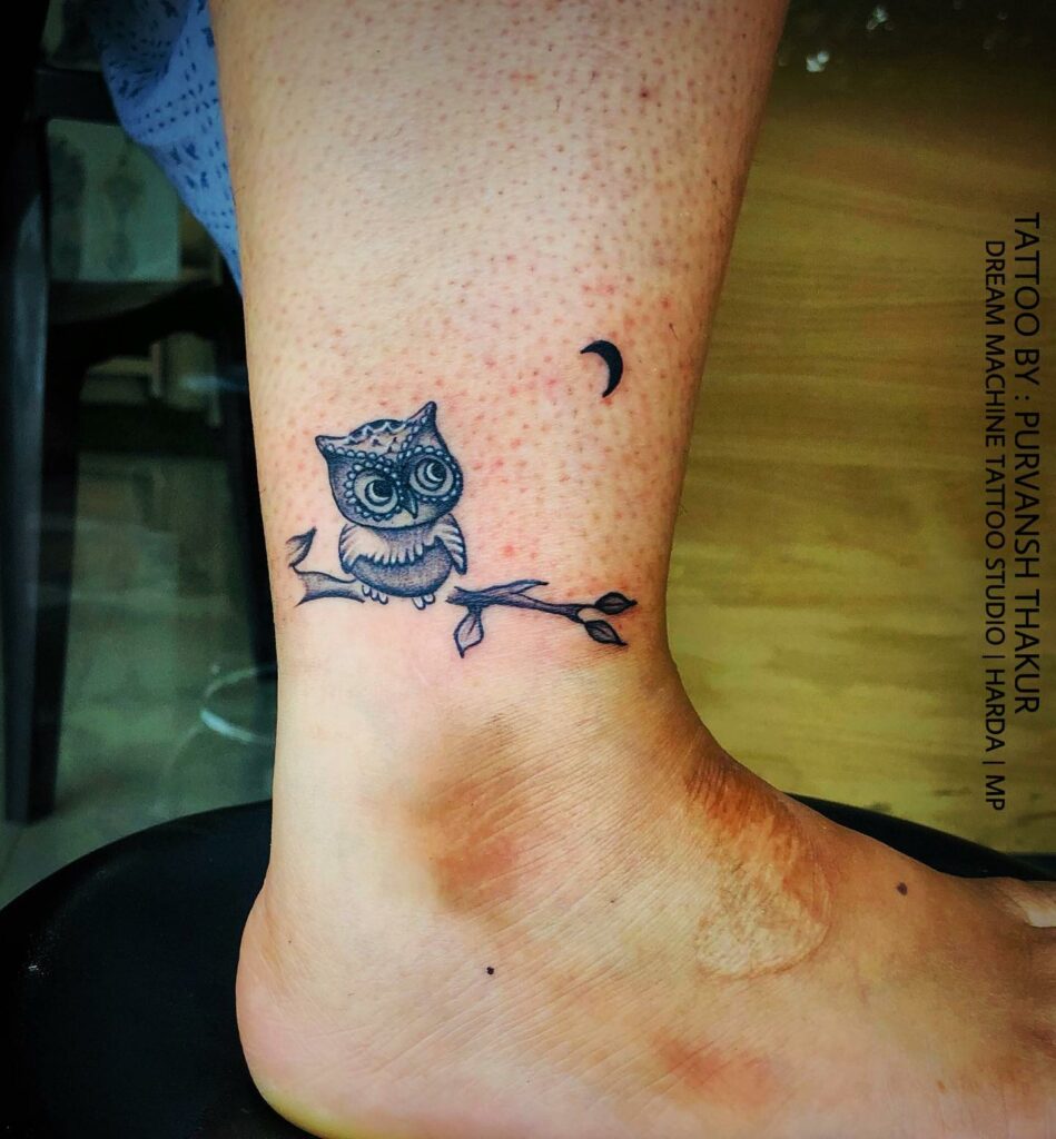 11+ Small Owl Tattoo Ideas That Will Blow Your Mind! 16 The Cute Small Owl Tattoo