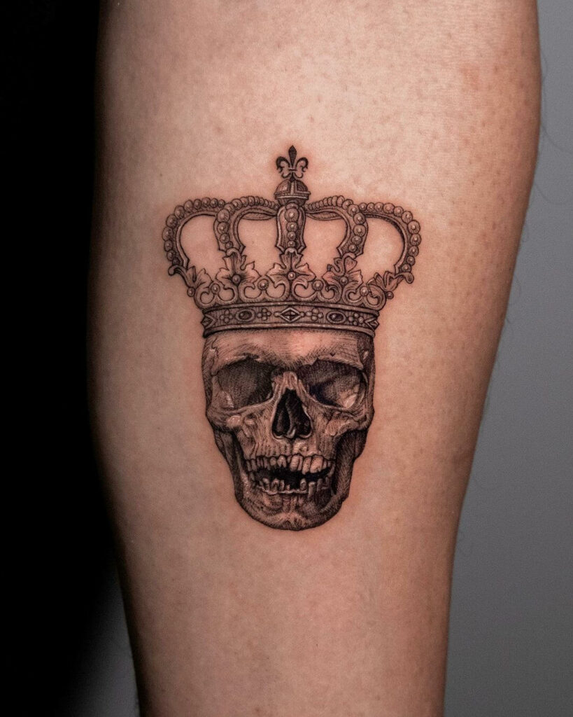 10+ Dark Skull Tattoo Ideas That Will Blow Your Mind! 11 The Dead King Tattoo