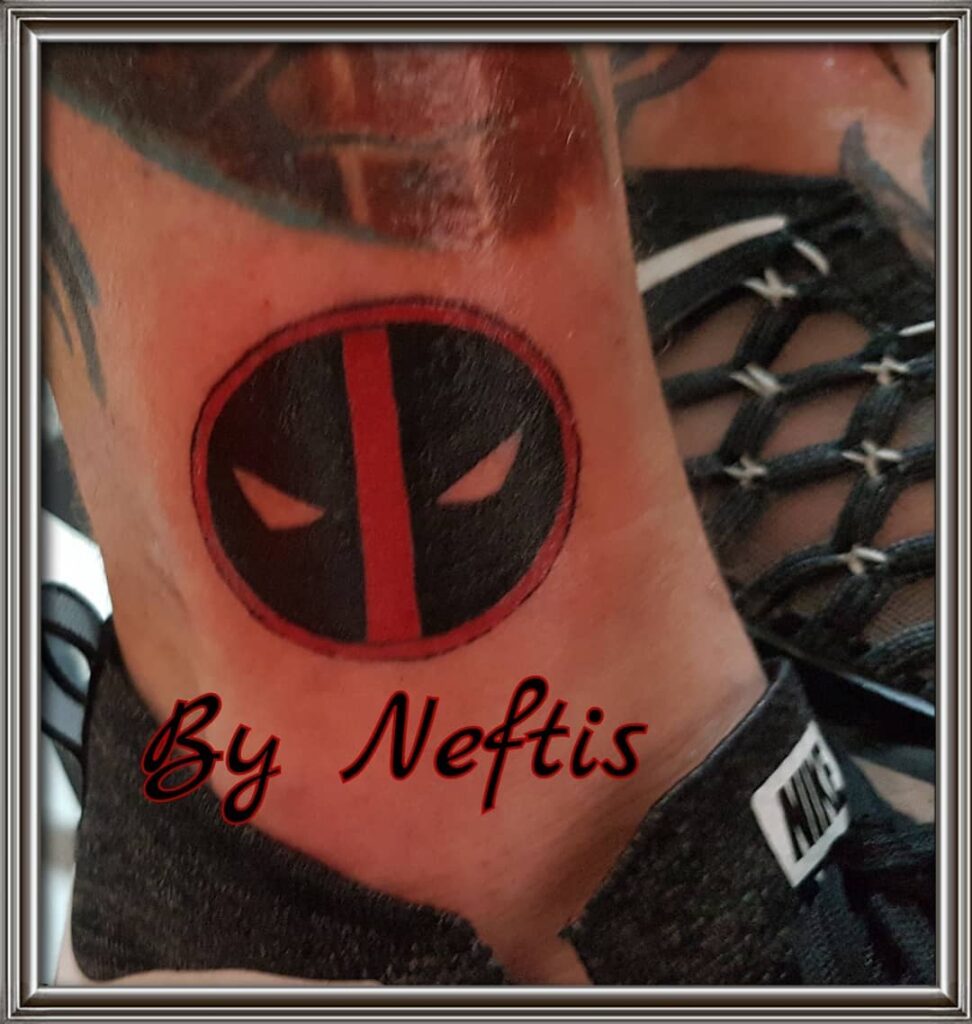 11+ Deadpool Tattoo Ideas You'll Have To See To Believe! 15 The Deadpool Logo Tattoo For First-Timers