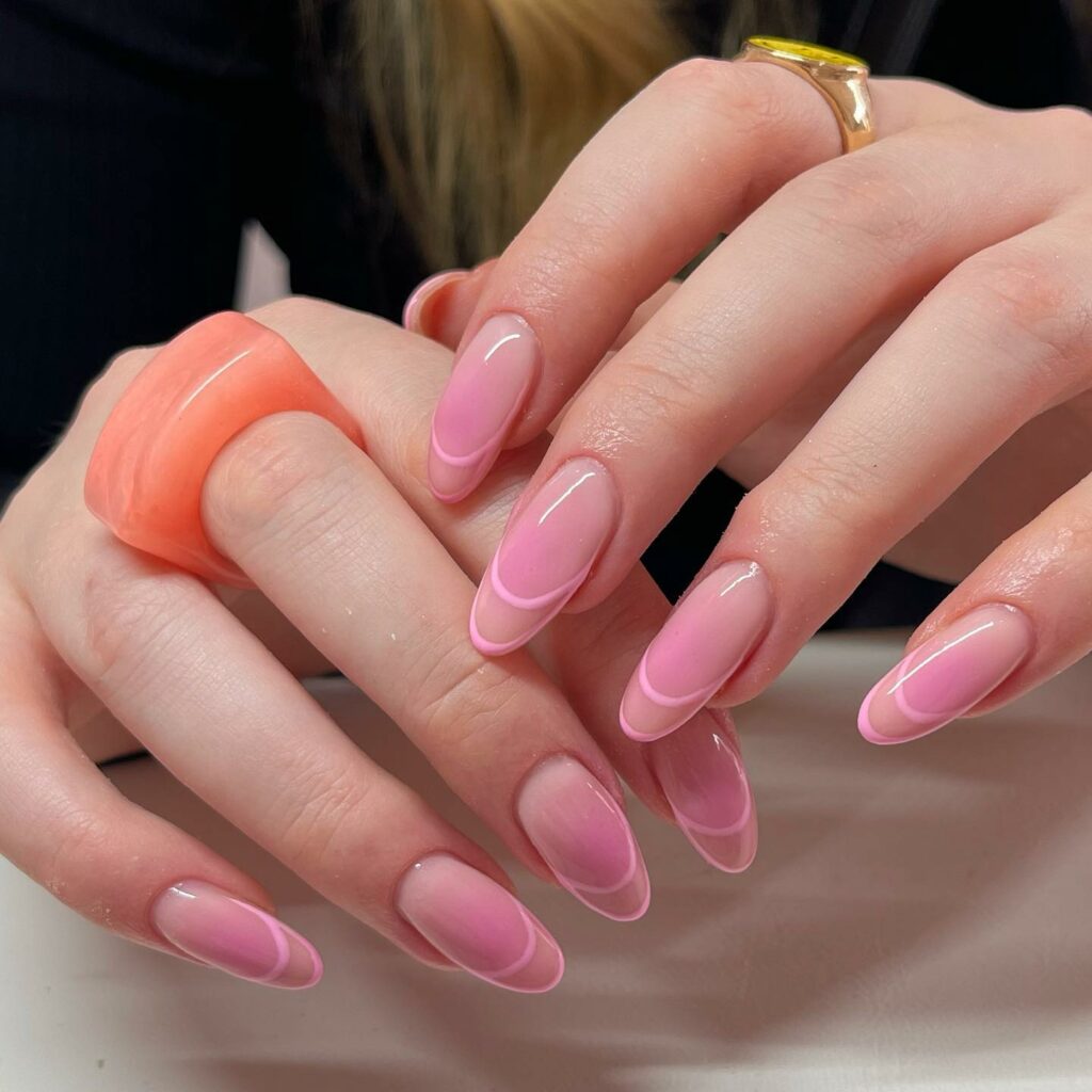 Feel Elegant with 20 Blush Nail Designs for 2024 18 The Edgy Enigma