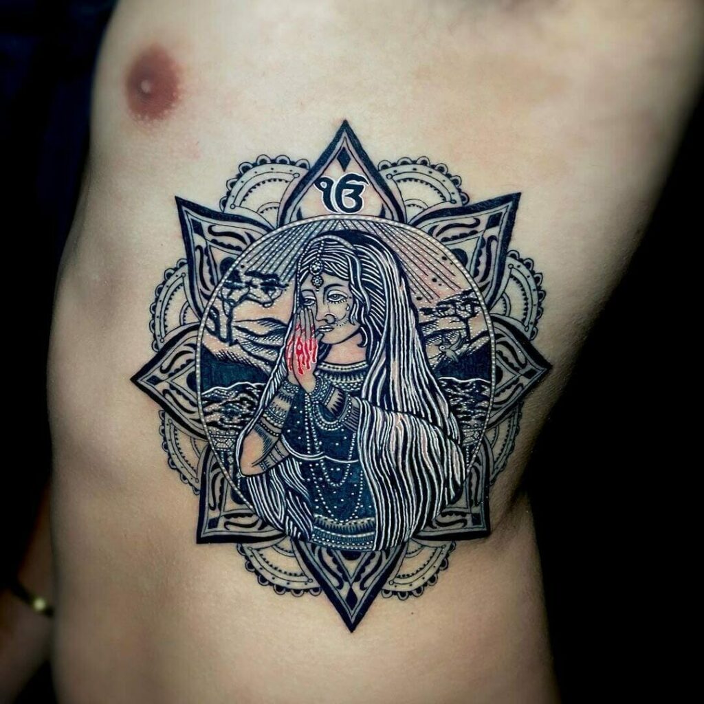11+ Side Tattoo Ideas You Have To See To Believe! 11 The Ethnic Lady Tattoo