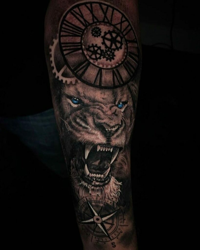 10+ Forearm Lion Tattoo Ideas That Will Blow Your Mind! 13 The Ferocious Lion Tattoo Forearms