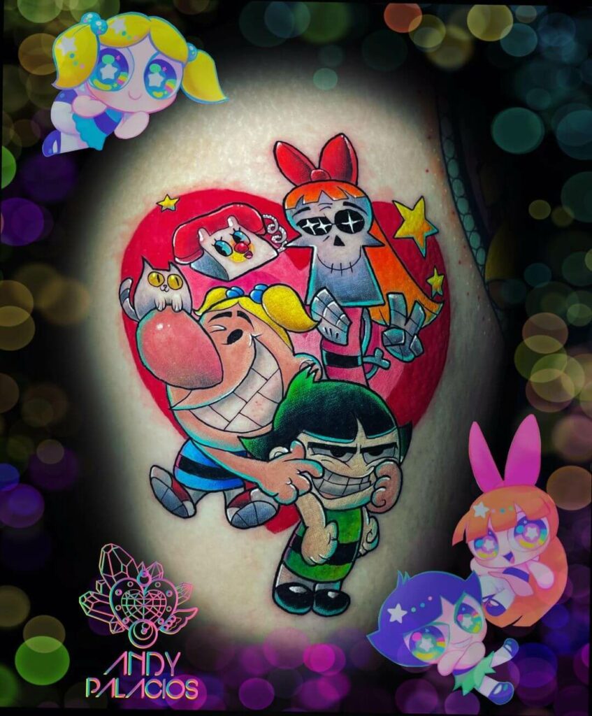 12+ Billy And Mandy Tattoo Ideas To Inspie You! 12 The Grim Adventures Tattoo for Fans Of The Powerpuff Girls