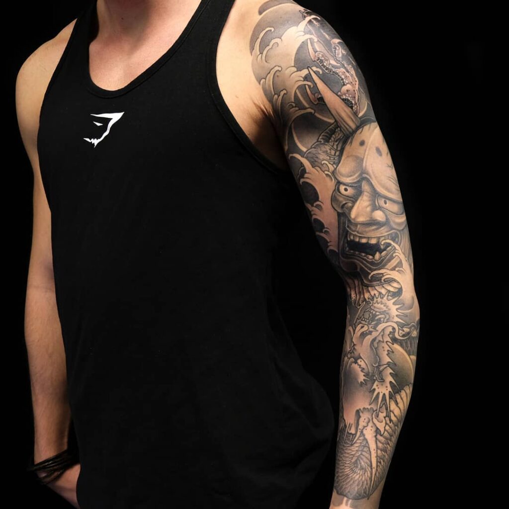 11+ Japanese Full Sleeve Tattoo Ideas To Inspire You! 12 The Hannya Tattoo
