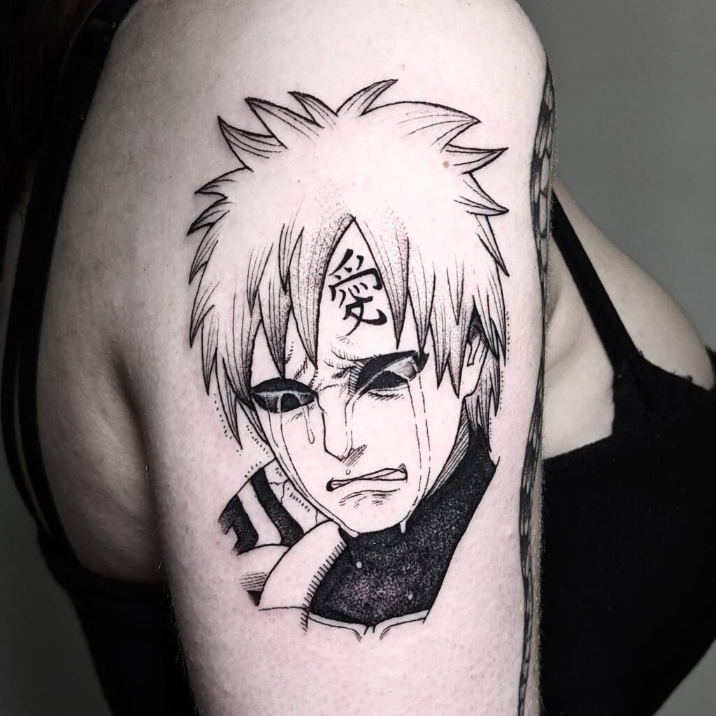 11+ Gaaras Tattoo Ideas That Will Blow Your Mind! 19 The Heartbreaking Gaara's Pain Tattoo