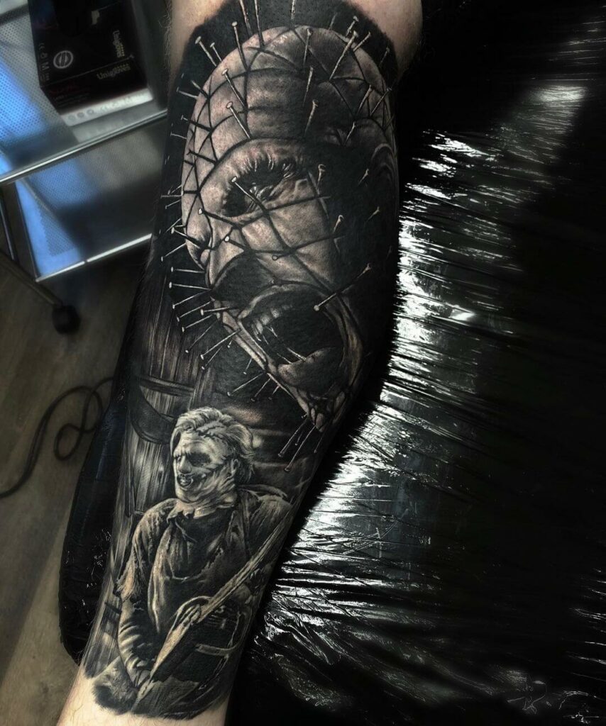 12+ Leatherface Tattoo Ideas To Inspire You! 12 The Horror Mask Character