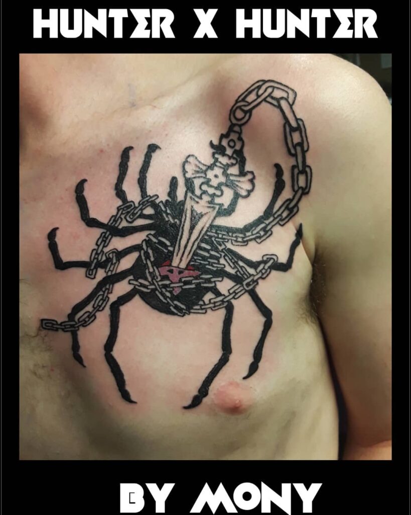 13 Phantom Troupe Spider Tattoo Designs for 2024 20 The Hunter X Hunter Tattoo