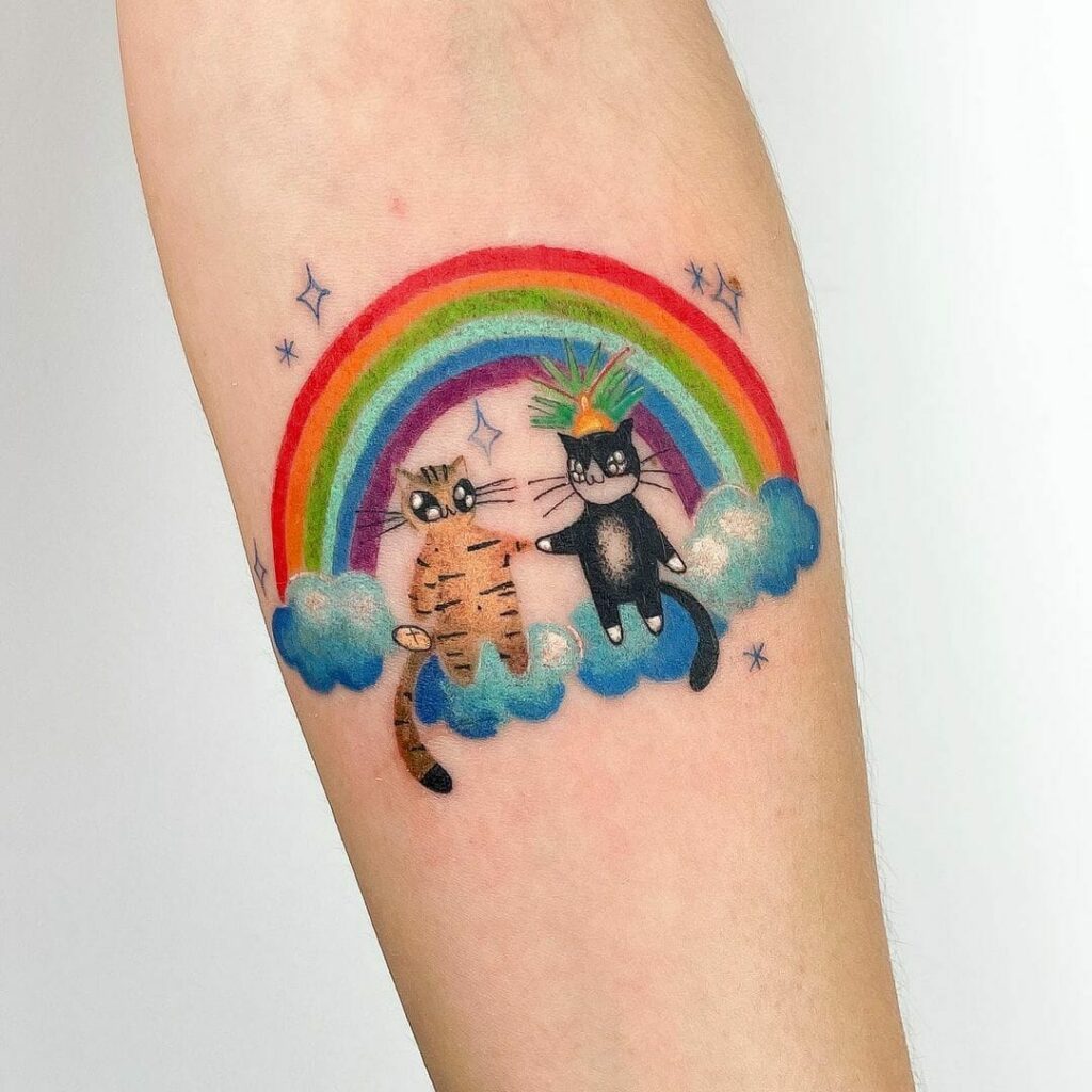 11+ Rainbow Tattoo Ideas You Have To See To Believe! 17 The Kawaii Tattoo