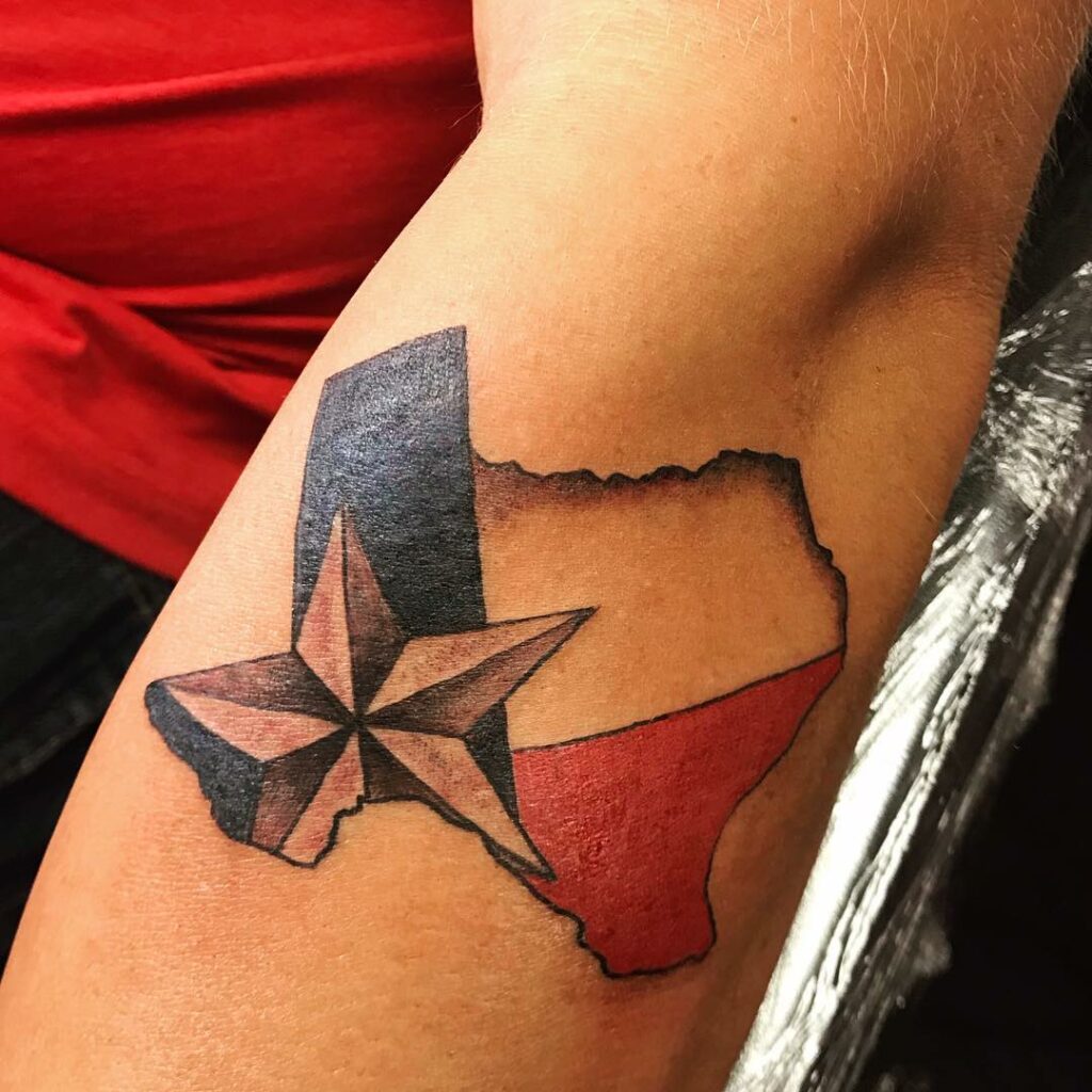11+ Texas Sleeve Tattoo Ideas That Will Blow Your Mind! 11 The Lone Star Tattoo