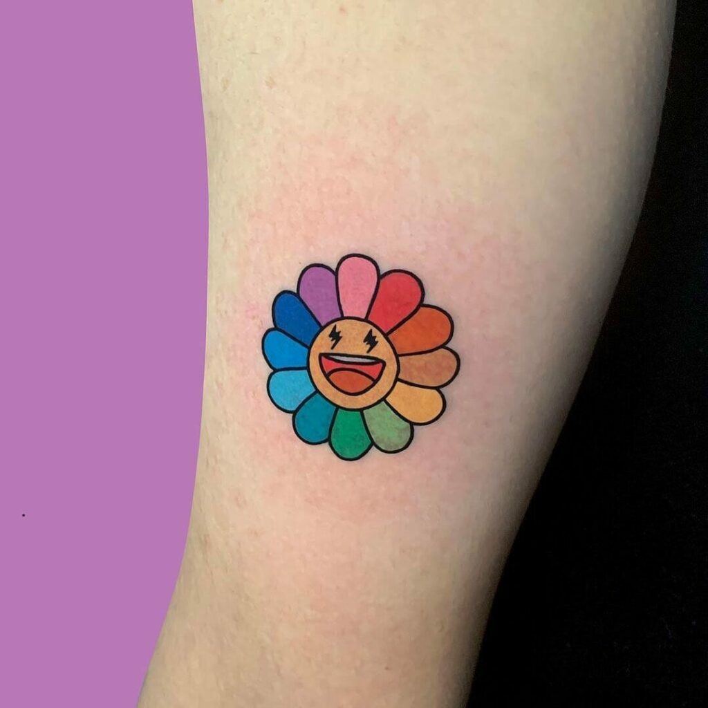 11+ Rainbow Tattoo Ideas You Have To See To Believe! 20 The Murakami Tattoo