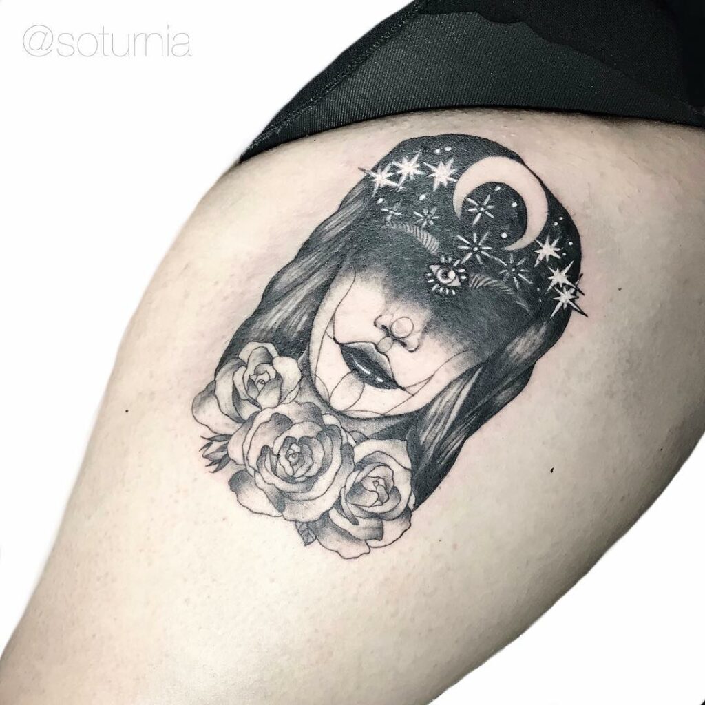10+ Greek Goddess Tattoo Ideas That Will Blow Your Mind! 19 The Nyx Tattoo