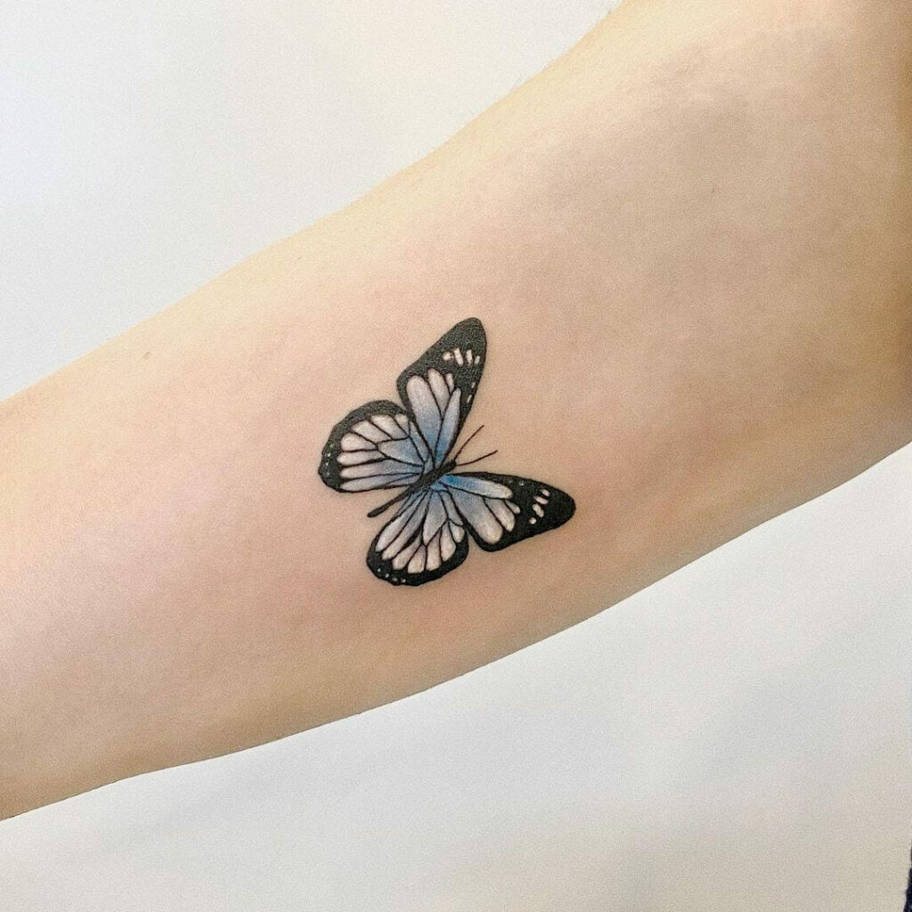 11+ Black And Blue Butterfly Tattoo Ideas That Will Blow Your Mind! 20 The Perfect Butterfly