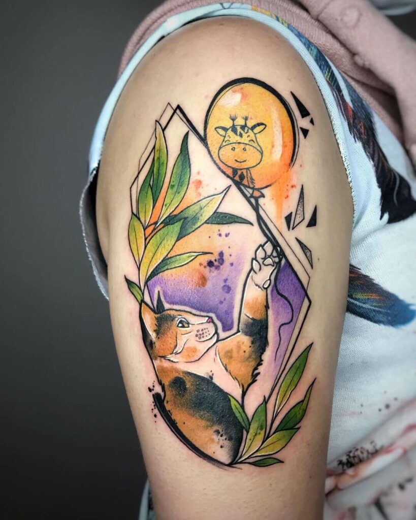 11+ Calico Cat Tattoo Ideas That Will Blow Your Mind! 18 The Playful Calico