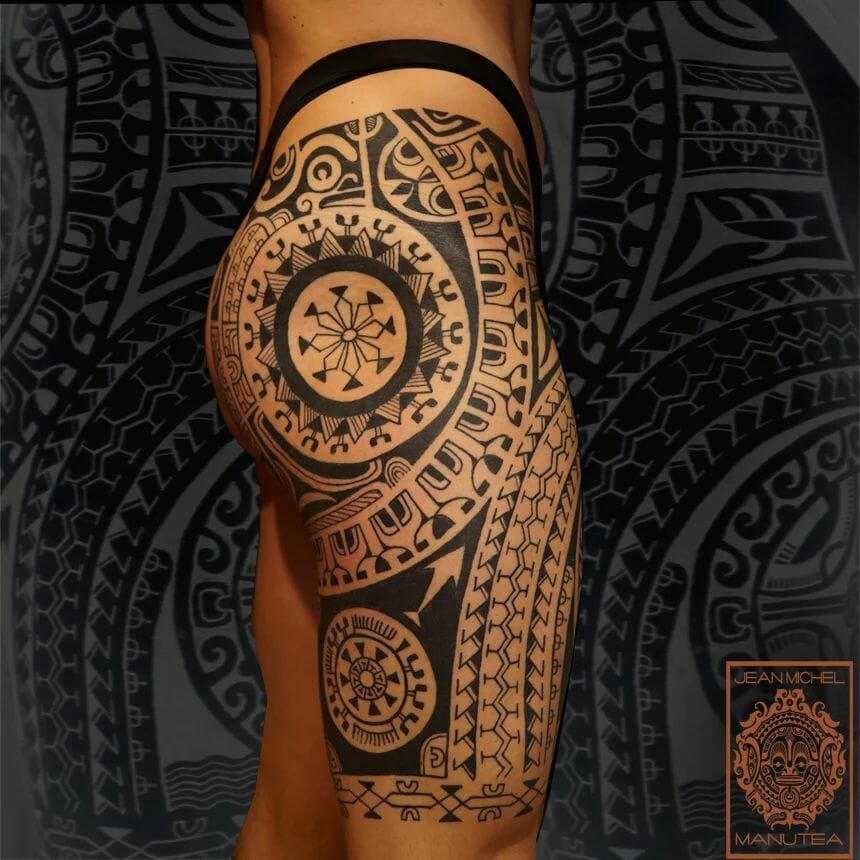 11+ Female Simple Tribal Tattoo Ideas That Will Blow Your Mind! 11 The Polynesian Tribal Tattoo